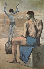 Пабло Пикассо. «Девочка на шаре», 1905 год
