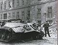 Уничтоженный советский танк ИС-3