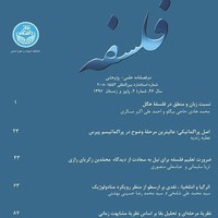 The Iranian Journal of Philosophy , FALSAFEH