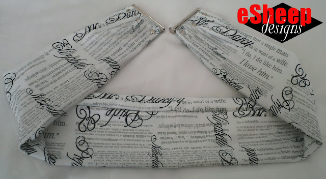 Pride & Prejudice belt crafted by eSheep Designs