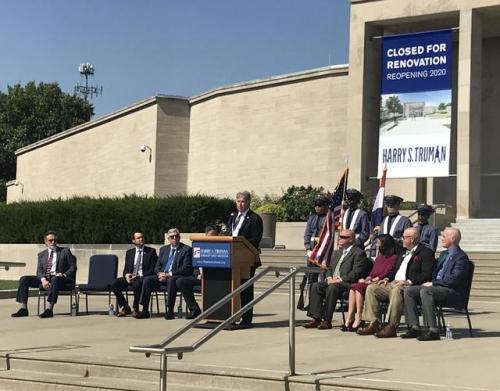 Truman Library Ground-breaking Ceremony
The Harry S. Truman Presidential Library in Independence, MO, is undergoing a year-long renovation that will result in a new Truman permanent exhibition, new amenities for visitors, and enhanced educational and...