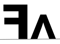 Backwards F and upside down v