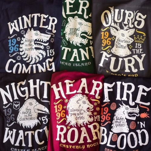 Llévate las seis nuevas camisetas de #JuegoDeTronos diseñadas por @olipopart por solo 70€
¡Menos de 12€ cada una!
Entra ya en http://ift.tt/LuwLLc http://ift.tt/2nS0pb1