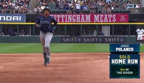 Mariners' Jorge Polanco hits a solo home run to tie the game against White Sox 