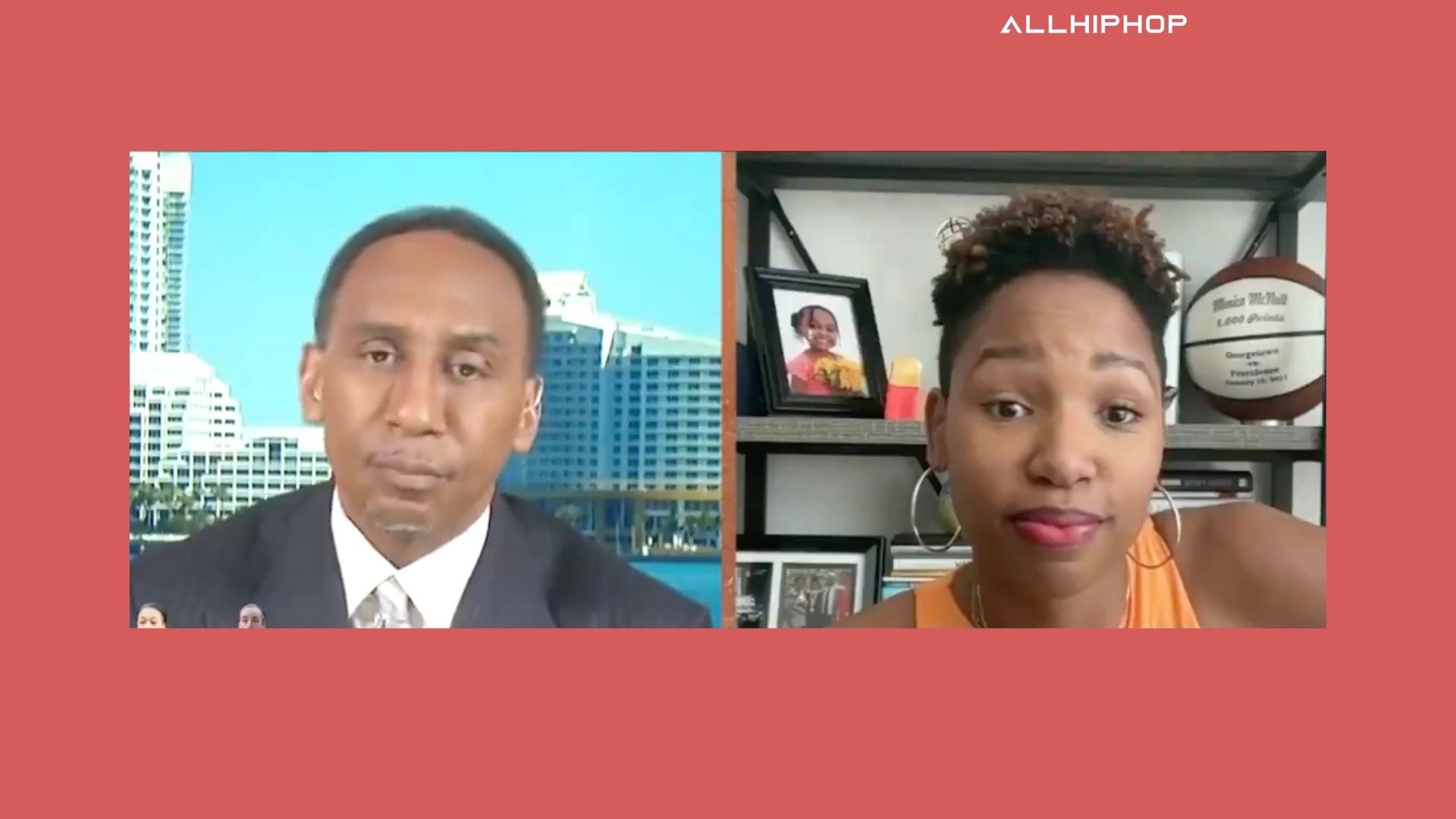 Stephen A. Smith and Monica McNutt