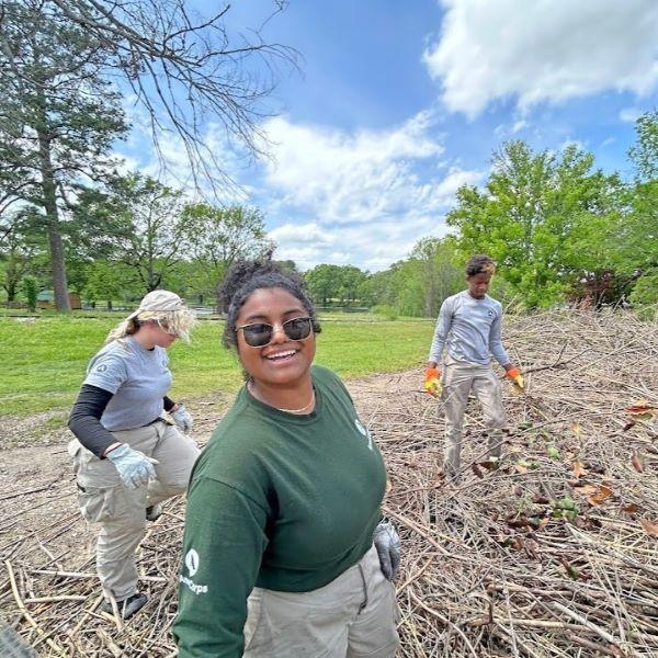 Members serving with AmeriCorps NCCC's summer of service