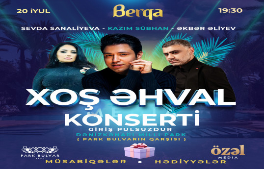 “Xoş əhval” konsertləri ilə Berqa yenə görüşünüzə gəlir