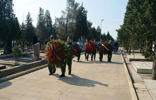 Şəhid hərbi pilot Rəşad Atakişiyevin xatirəsi yad edilib