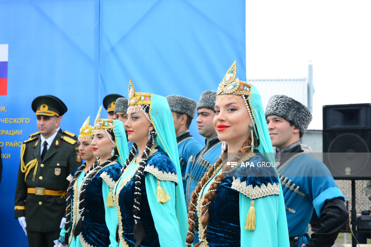 Xocalıda Rusiya sülhməramlılarının Qarabağdan çıxarılmasına həsr olunmuş mərasim keçirilib - FOTO  - VİDEO  - YENİLƏNİB-1 