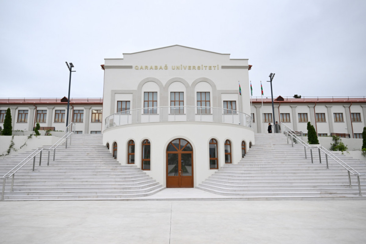 Prezident Xankəndi şəhərində Qarabağ Universitetinin açılışında iştirak edib - YENİLƏNİB 3 