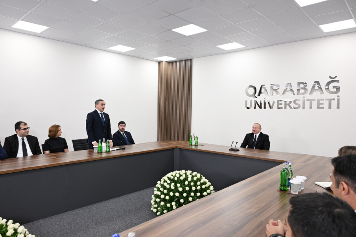 Prezident Xankəndi şəhərində Qarabağ Universitetinin açılışında iştirak edib - YENİLƏNİB 3 