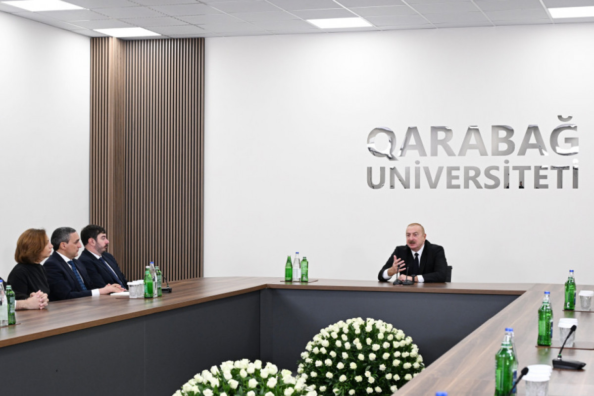 Prezident Xankəndi şəhərində Qarabağ Universitetinin açılışında iştirak edib - YENİLƏNİB 3 