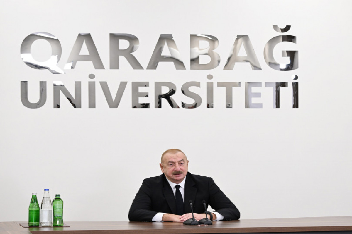 Prezident Xankəndi şəhərində Qarabağ Universitetinin açılışında iştirak edib - YENİLƏNİB 3 