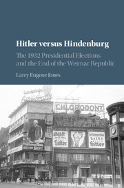 Hitler versus Hindenburg