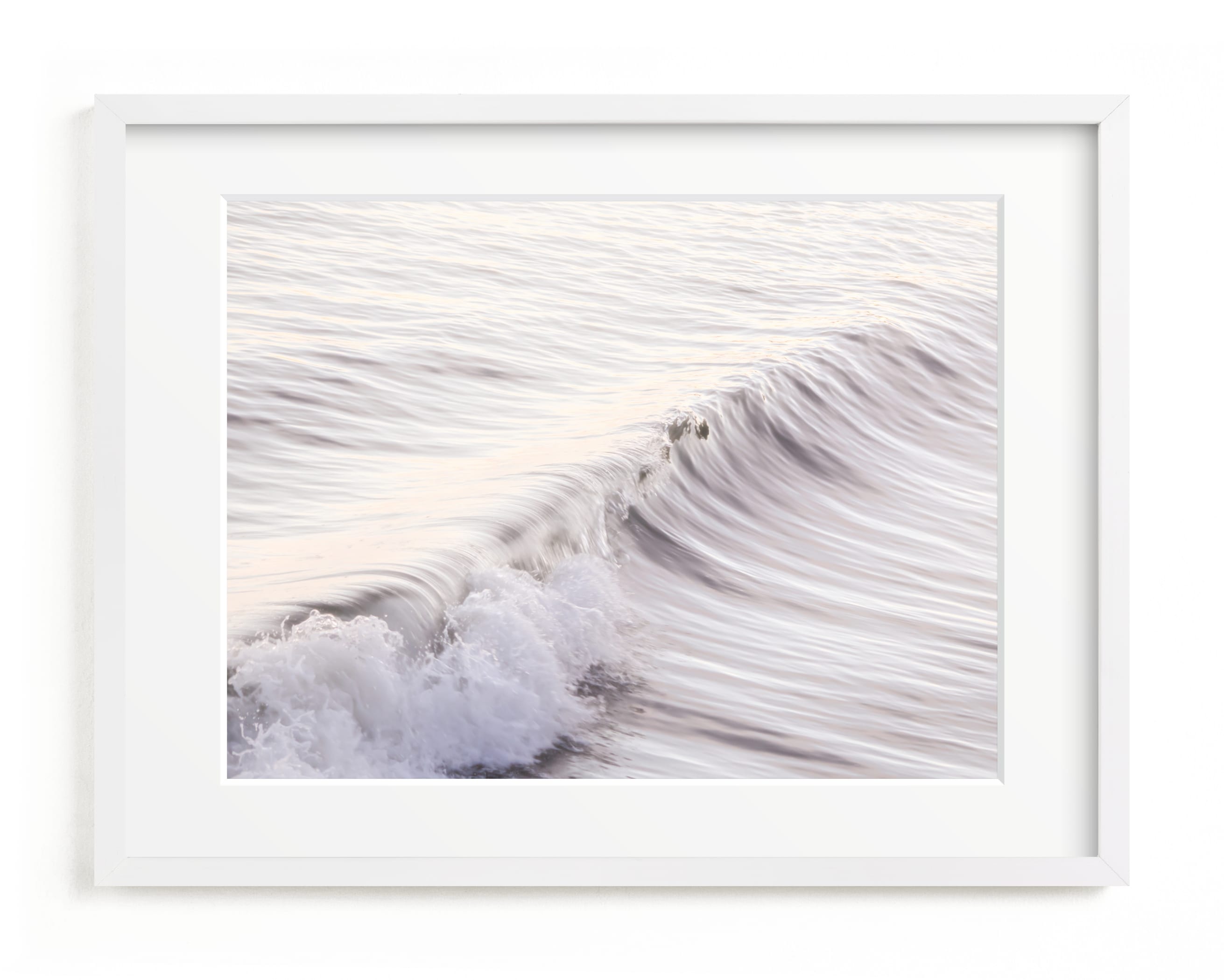 Cayucos Soft Waves Art Print