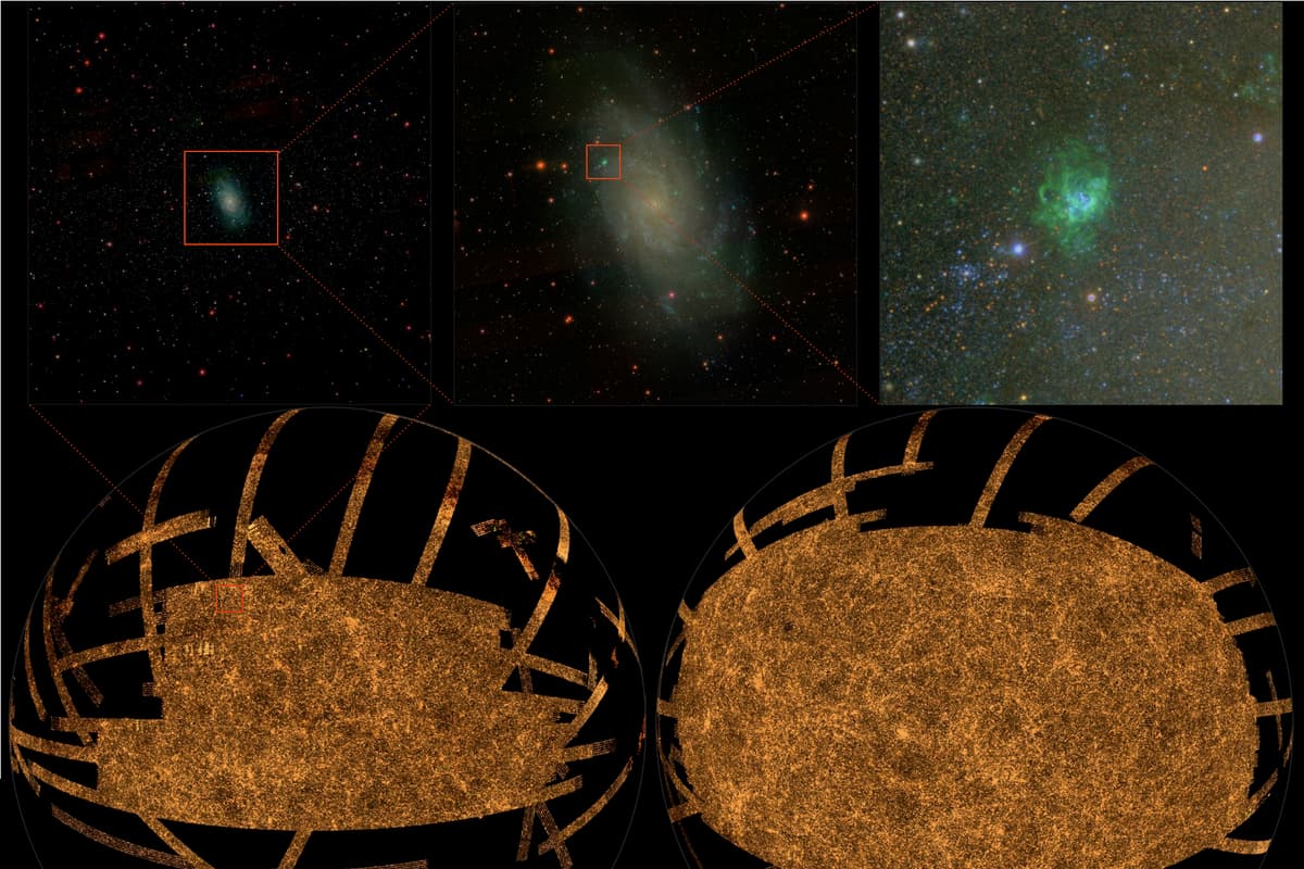 Astronomers from the Sloan Digital Sky Survey have just made the largest ever digital color image of the sky available to the scientific community and the public alike