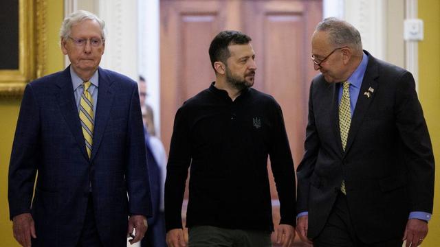 Ukrainian President Zelensky Visits Capitol Hill 