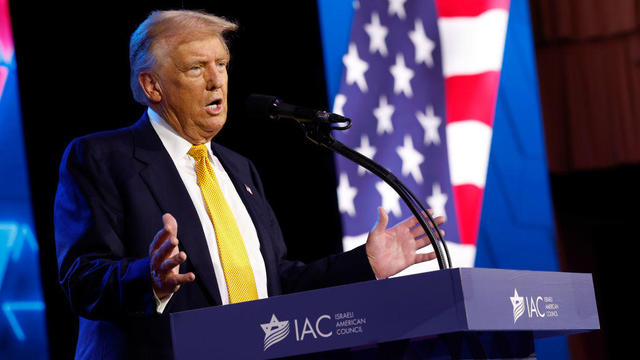 Donald Trump Addresses Annual Israeli American Council Summit In Washington 