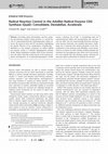 Research paper thumbnail of Radical Reaction Control in the AdoMet Radical Enzyme CDG Synthase (QueE): Consolidate, Destabilize, Accelerate