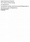 Research paper thumbnail of Household, Family, and Community Responses to the Direct Costs of Epidemics