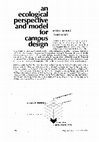 Research paper thumbnail of An Ecological Perspective and Model for Campus Design