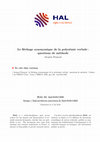 Research paper thumbnail of Le fléchage synonymique de la polysémie verbale : questions de méthode