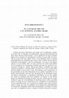 Research paper thumbnail of Reseña del libro: "El Cantar de Mío Cid: génesis y autoría árabe