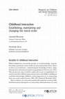 Research paper thumbnail of Establishing and Maintaining Institutions