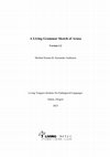 Research paper thumbnail of (with M. Karani). A Living Grammar Sketch of Arusa (version 1.2) (2023). Salem, Oregon: Living Tongues Institute for Endangered Languages.