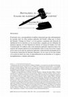 Research paper thumbnail of Antolínez, el casus belli (causa de guerra) entre las cortes