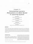 Research paper thumbnail of Stimulating Learners Motivation in a Web-Based E-Learning System