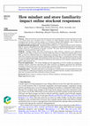 Research paper thumbnail of How mindset and store familiarity impact online stockout responses