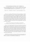 Research paper thumbnail of CONSIDERACIONES EN TORNO A LOS ARABISMOS DE LA DOCUMENTACIÓN LATINORROMANCE LEONESA (910