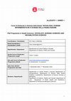 Research paper thumbnail of Corso di Dottorato in Scienze della Salute: sociologia, scienze infermieristiche e scienze della riabilitazione // PhD Programme in Health Sciences: sociology,  nursing sciences and rehabilitation sciences