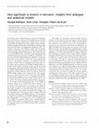 Research paper thumbnail of How significant is erosion in extrusion- insights from analogue and analytical models