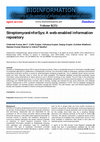 StreptomycesInforSys: A web-enabled information repository Cover Page