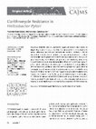 Clarithromycin Resistance in Helicobacter Pylori Cover Page