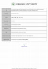 Research paper thumbnail of The use of color as alternative to size measurements in Fusarium graminearum growth studies and prediction of deoxynivalenol synthesis [an abstract of dissertation and a summary of dissertation review]