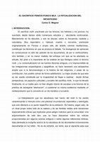 Research paper thumbnail of El sacrificio fenicio-púnico molk: la ritualización del infanticidio.