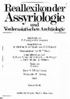 Research paper thumbnail of Sänger/Sängerin (Reallexikon der Assyriologie)