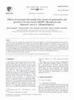 Research paper thumbnail of Effects of seven pure flavonoids from mosses on germination and growth of Tortula muralis HEDW.(Bryophyta) and Raphanus sativus L.(Magnoliophyta …