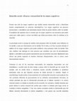 Research paper thumbnail of Intuición social: eficacia e inexactitud de los atajos cognitivos