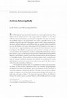 Research paper thumbnail of Leah DeVun and Michael Jay McClure, "Archives Behaving Badly," Radical History Review 120 (2014): 121-30. 