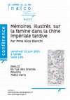 Research paper thumbnail of Mémoires illustrés sur la famine dans la Chine impériale tardive