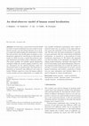 Research paper thumbnail of An ideal-observer model of human sound localization