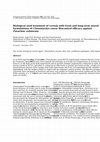 Research paper thumbnail of Biological Seed Treatment of Cereals with Fresh and Long-term Stored Formulations of Clonostachys rosea : Biocontrol Efficacy Against Fusarium culmorum