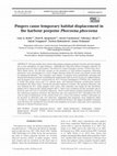 Research paper thumbnail of Pingers cause temporary habitat displacement of harbour porpoises (Phocoena phocoena L.)