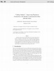 Research paper thumbnail of “Calling Abidjan”–Improving Population Estimations with Mobile Communication Data (IPEMCODA)