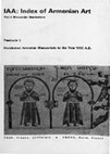 Research paper thumbnail of Dickran Kouymjian, Index of Armenian Art (IAA), fascicle I. Armenian Manuscript Illumination to the Year 1000 A.D. (Fresno-Paris, 1977), xiii, 36 pages.