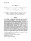 Research paper thumbnail of Introduction to the Early Mars III Special Section and Key Questions from the Third International Conference on Early Mars